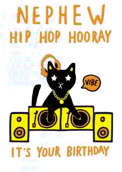 Cute Birthday Card - for cool nephew created by Earlybird