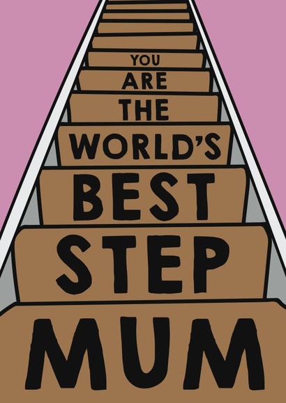 Stairs Mother's Day Card - For Step mum created by Designer By Lockdown