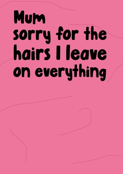 Dog Hairs - Doggo Mum card - From the Dog created by Pickled Prints