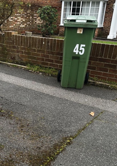 Funny Birthday Card - 45th - Bin created by OBJECTABLES