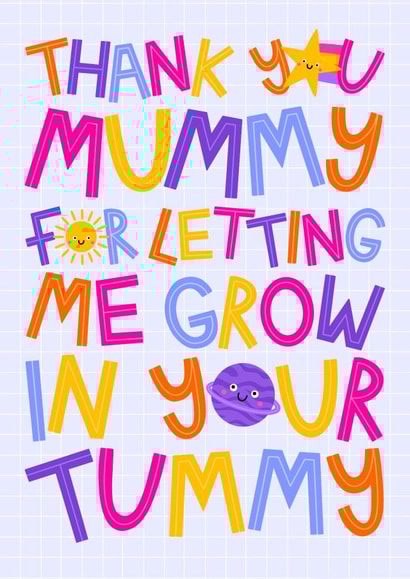 Cute New Mum Card - Pregnancy Card created by Ludicrous Prints