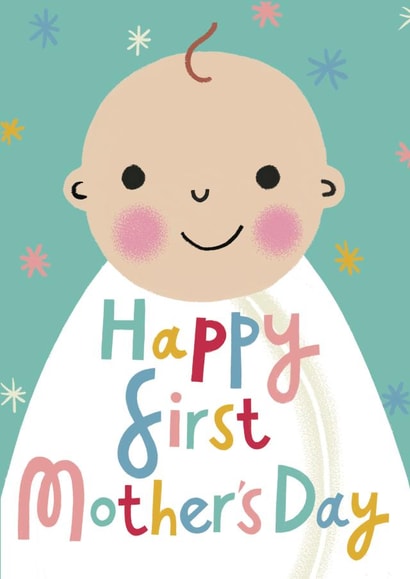 Cute Mother's Day Card - First - Little Baby created by @AimeeStevens.Design