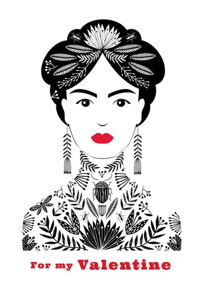 Tattooed Lady For My Valentine Card created by Maggie Magoo Designs