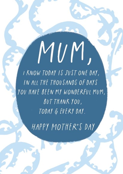 Heartfelt Mother's Day Card - Wonderful Mum created by Sweetlove Press
