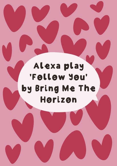 Cute Alternative Valentine’s Day card - Bring me the horizon created by Doodled By Anya