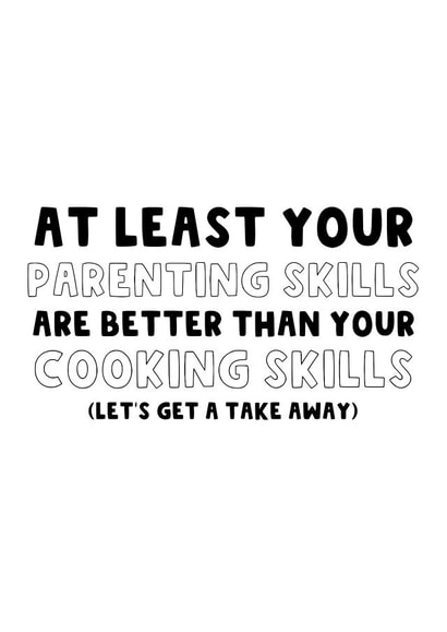 Funny Card for Parents - Mother's Day or Father's Day created by The Blunt Badger