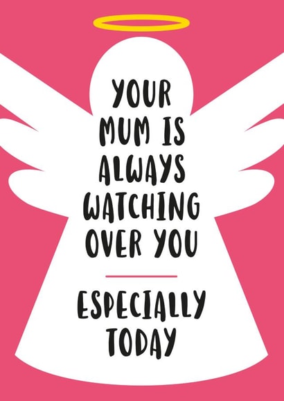 Bereavement Card - Sympathy - Angel Mum created by Cookie Design