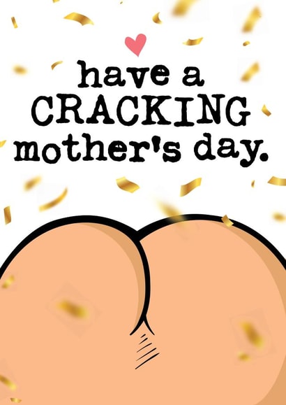 Funny Mother's Day Card - Have a Cracking Day created by Mrs Best Paper Co.