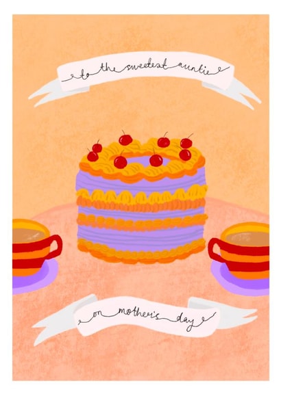 To The Sweetest Auntie created by Rachael Powick