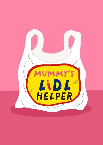 Cute Mother's Day Card - Lidl - Shopping Mummy created by Pickled Prints