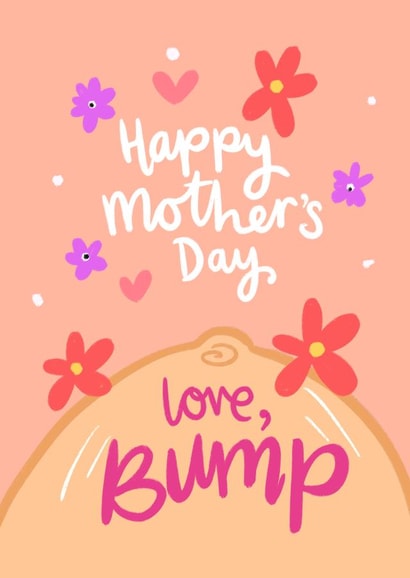 Happy Mother's Day Card - Floral - From the Bump created by Alice Piper