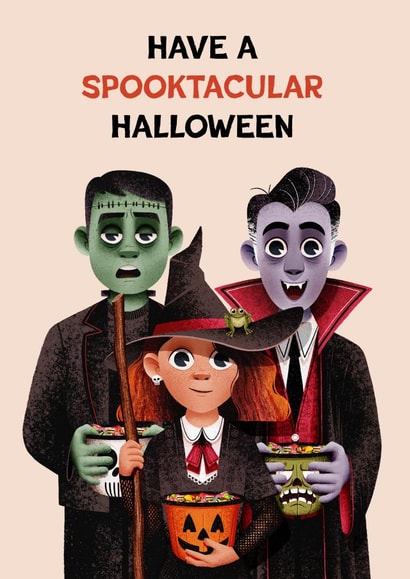 Have a Spooktacular Halloween - Halloween Card created by Folio | Ian Owen