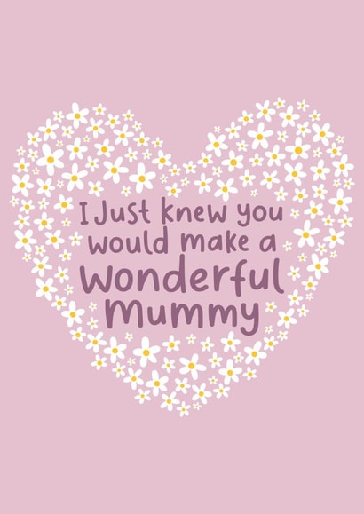 Heartfelt 1st Mother's Day Card - Wonderful Mummy created by Fliss Muir