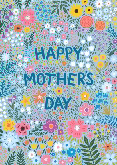 Pretty Mother's Day Card - Happy Mother's Day - Flowers created by Pear Tree Press