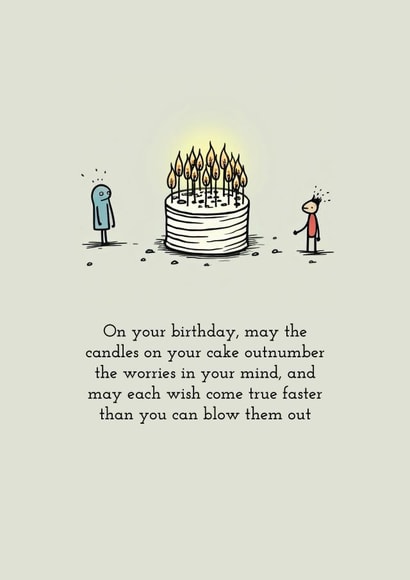 So Many Candles - Happy Birthday to Mum or Dad - Birthday Blessings created by Chunky Pixel