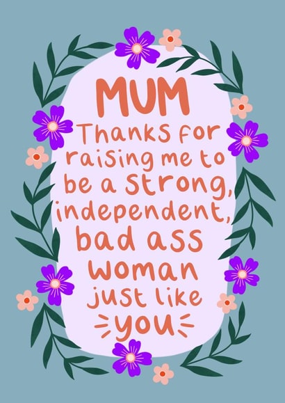 Cute, pretty, floral Mother’s Day card for a special mum! created by Chloe Cooper