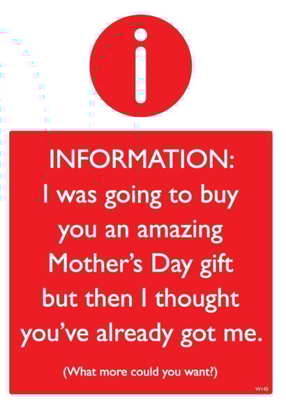 Funny Mother's Day Card - Amazing Gift created by Brainbox Candy