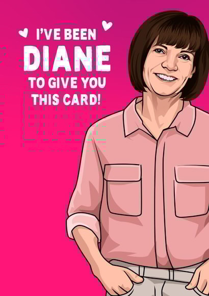 Funny Birthday Card - The Traitors - Diane Pun created by All Things Banter