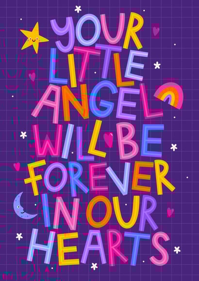 Baby Loss Sympathy Card - Miscarriage - Condolence created by Ludicrous Prints