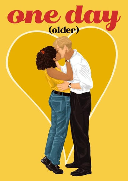 Funny One Day Netflix Birthday card - One Day Older! created by byRosybum