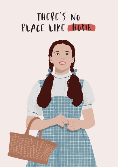 Cute New Home Card - There's no Place like Home created by Jamie Lindsay
