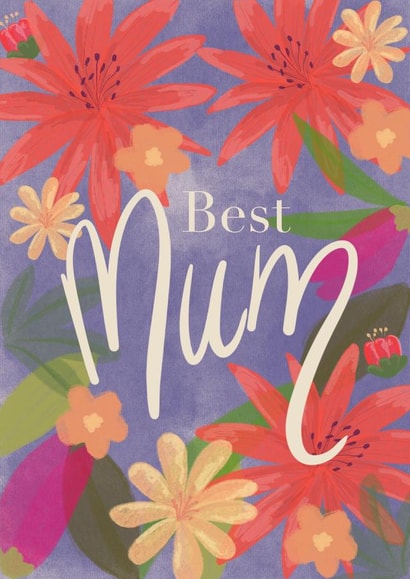 Cute floral birthday card for your mum created by Made by Mable