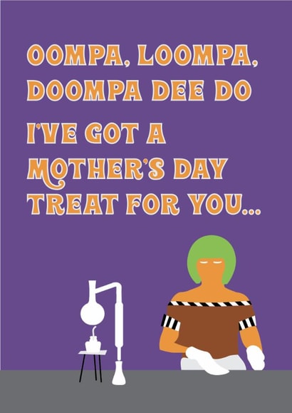 Glasgow Willy Wonka Card - Funny Trending Card created by Pottsy Prints