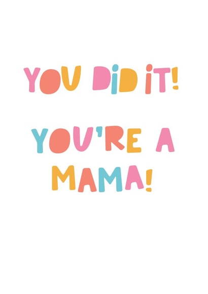 Well done you! You grew a tiny little human! created by bump birth & baby 2020