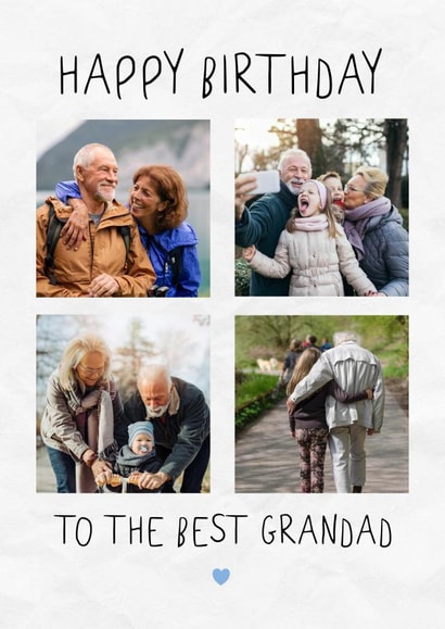 Heartfelt Birthday Photo Card - For Grandad created by @hollielonglanddesigns