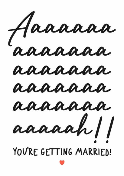 Congratulations For Couple - Engagement Card - Happy Couple - Friend Wedding created by Spark and Wild