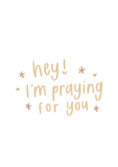 Christian Faith Card - I'm Praying for You created by Prints by Emma