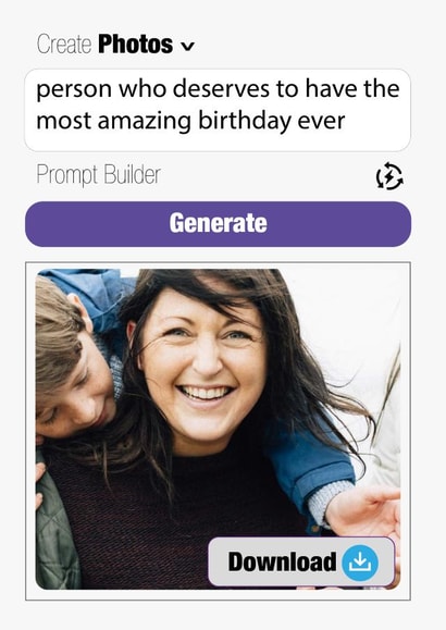 AI Birthday Photo Card - Heartfelt created by Afewhometruths