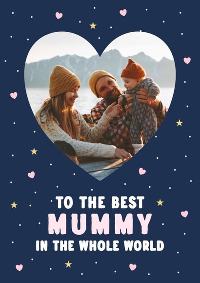 Heartfelt Photo Card - The Best Mummy - From the Kids created by @hollielonglanddesigns