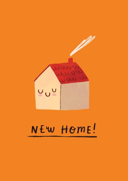 Cute New Home Card - Cosy Little House created by Paint Soup