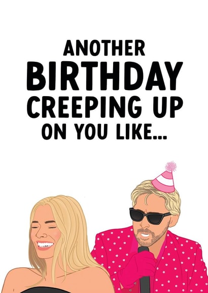 Funny Birthday Card - Ryan Gosling and Margot Robbie - Oscars created by The Cake Thief