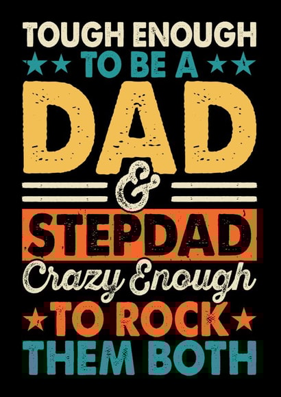 Heartfelt Fathers Day Card - Step Dad created by Sass&Sarcasm