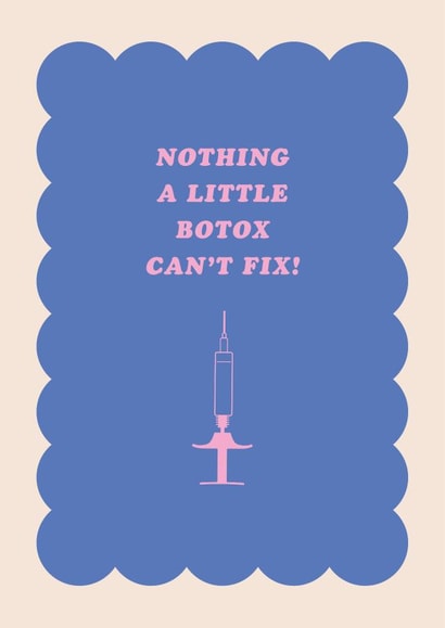 Funny Botox Birthday Card - Getting Older created by Pig + Plums