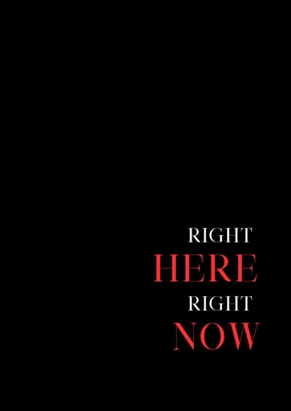 HEAR NOW – Lover, Spouse, Anniversary, Mindfulness & Connection Card created by Karin Sorkin