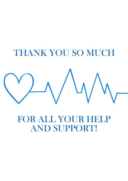 Cute Medical Thank You Card for Doctor, Nurse, Surgeon, Healthcare Assistant created by Gemma Jones