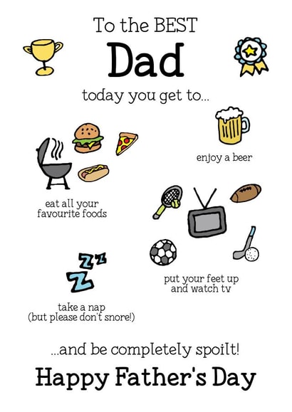 Thoughtful Father's Day card for Dad created by L M Designs and Prints