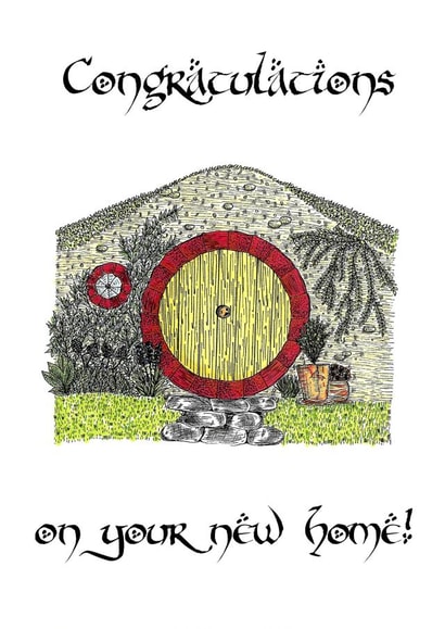 Hobbit Housewarming Card created by Doc_Doodle