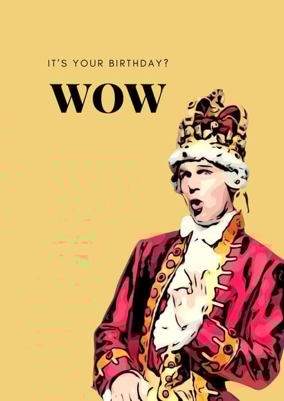 Funny Birthday Card for Hamilton Lovers. created by Josh Andy