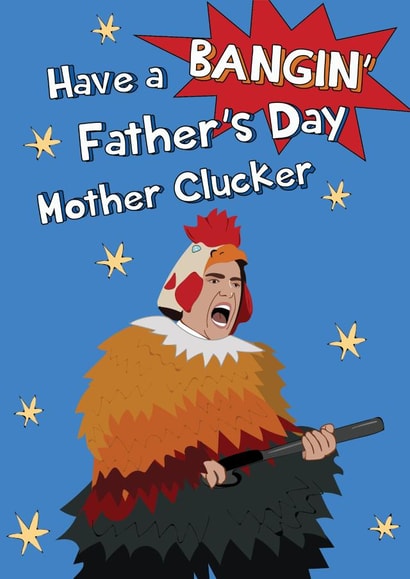 Funny Father's Day Card - The Gentlemen - Bangin' Fathers Day Mother Clucker created by @Laura Lonsdale Designs