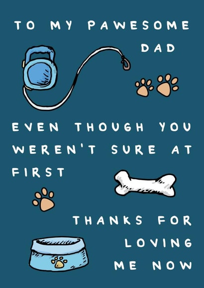 Cute Father's Day Card - Dad Dog created by AbiGoLucky