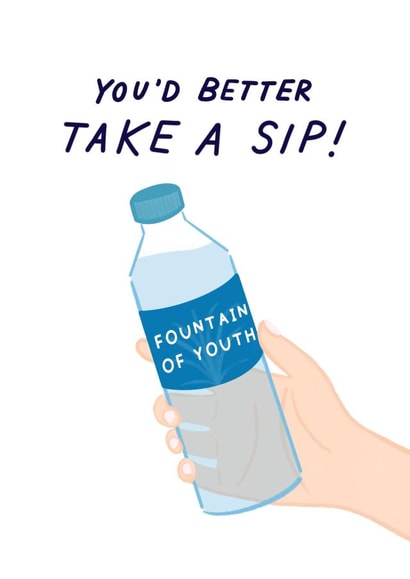 Funny Birthday Card - Cheeky Birthday Card - Getting Old Birthday Card created by Stilus 