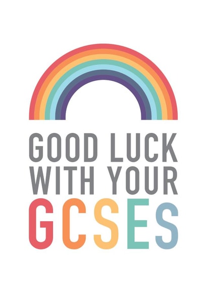 Good Luck with your GCSEs - Exam Good Luck Card created by Studio 9