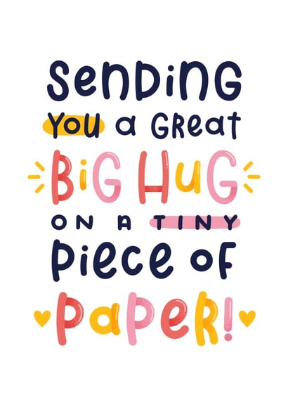 Paper Hug - Thinking of You Card created by Joanne Hawker