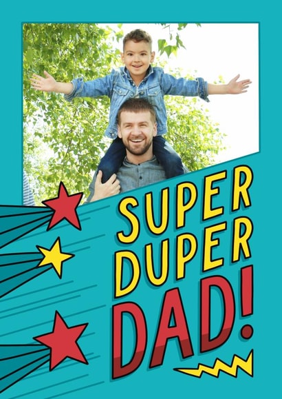 Heartfelt Father's Day Card - Super Duper Dad created by Josie Gledhill
