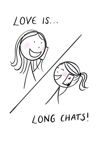 Cute Friendship Card for your Bestie! created by Leanneco.Studio