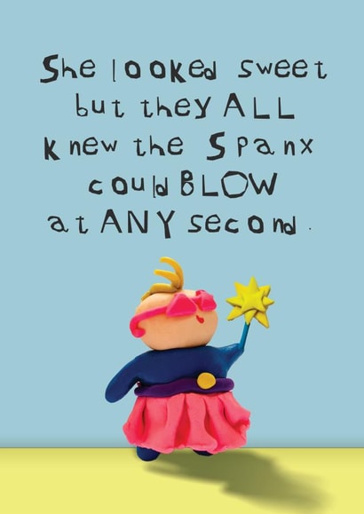 Funny card for her - diet created by CHARLOTTE WEBB UK